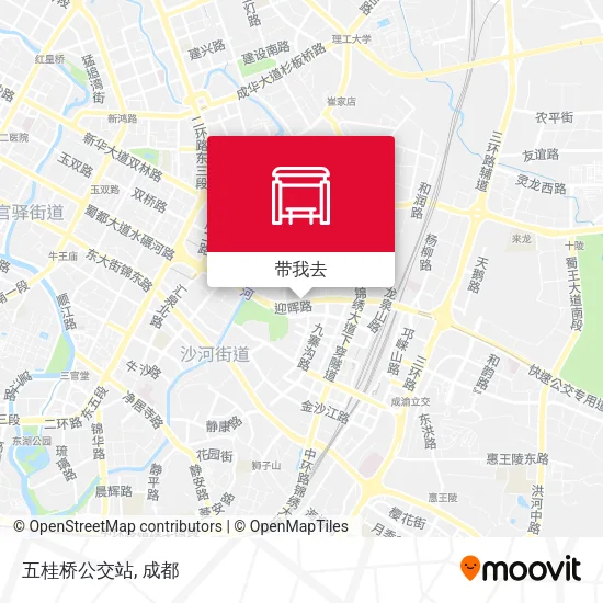 五桂桥公交站地图