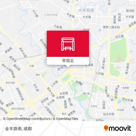金丰路南地图