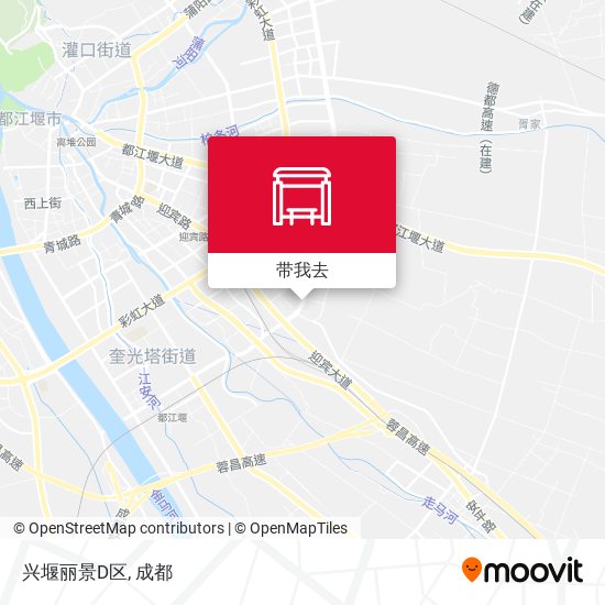 兴堰丽景D区地图