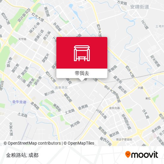 金粮路站地图