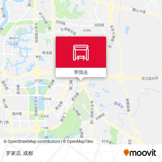 罗家店地图