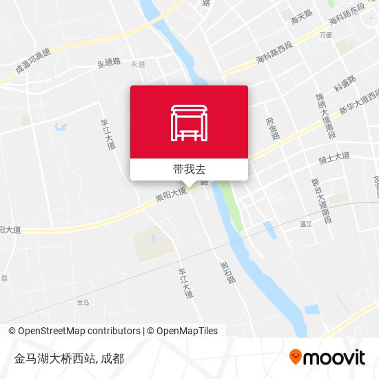 金马湖大桥西站地图