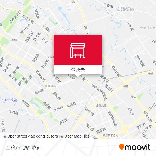 金粮路北站地图