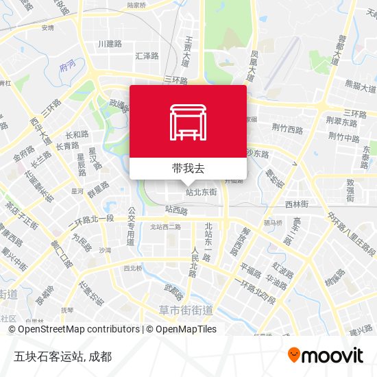 五块石客运站地图