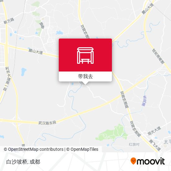 白沙坡桥地图