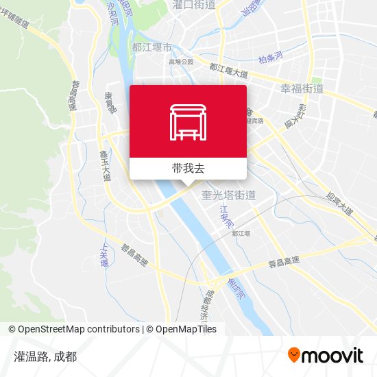 灌温路地图