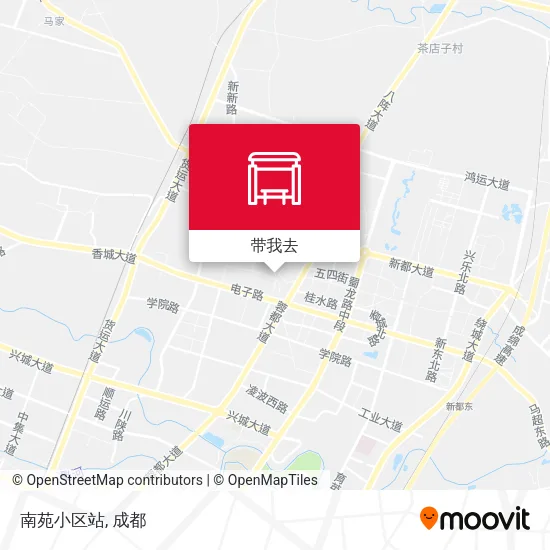 南苑小区站地图