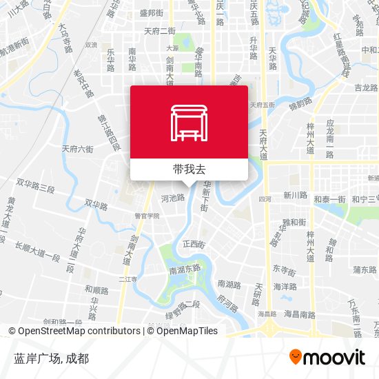 蓝岸广场地图
