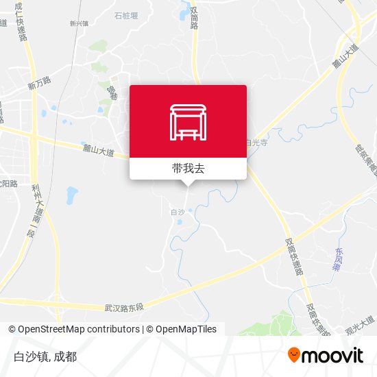 白沙镇地图