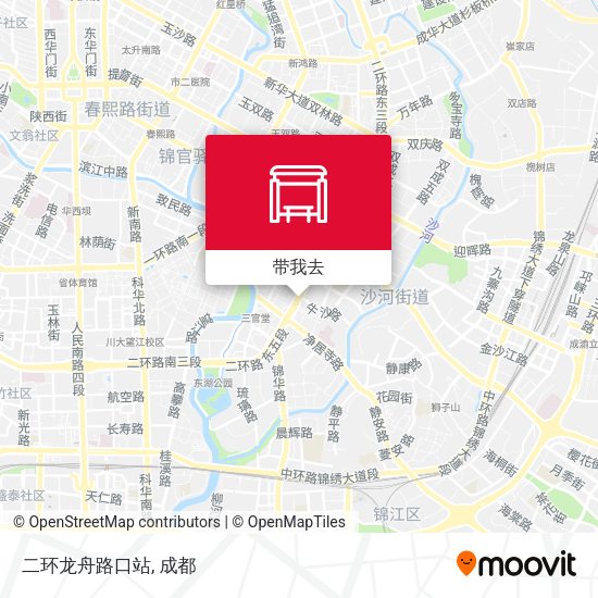 二环龙舟路口站地图