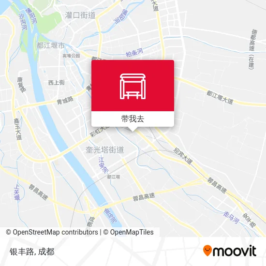 银丰路地图