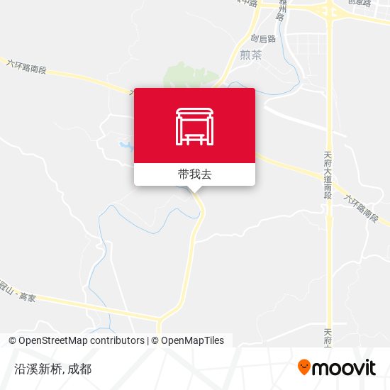 沿溪新桥地图