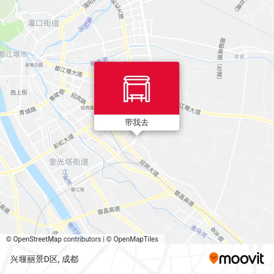 兴堰丽景D区地图