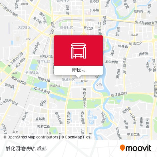 孵化园地铁站地图