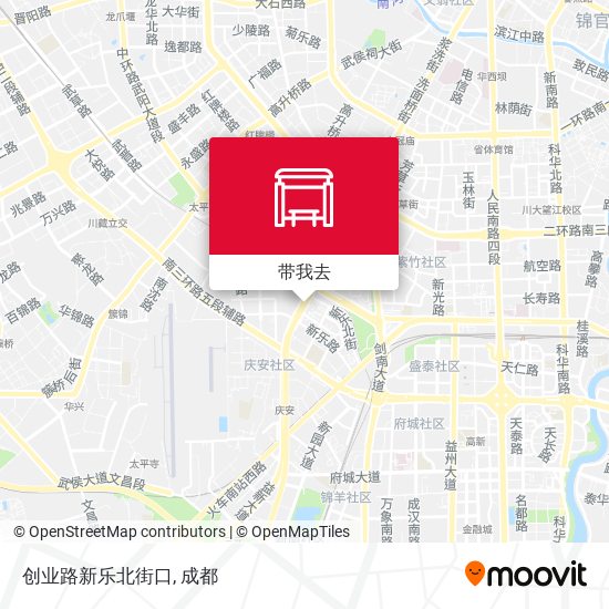 创业路新乐北街口地图