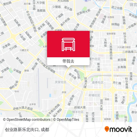 创业路新乐北街口地图