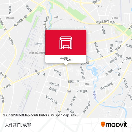 大件路口地图