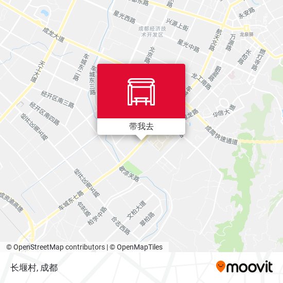 长堰村地图