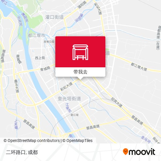 二环路口地图