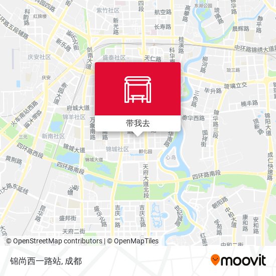 锦尚西一路站地图
