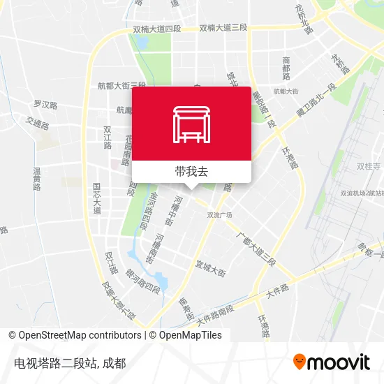 电视塔路二段站地图