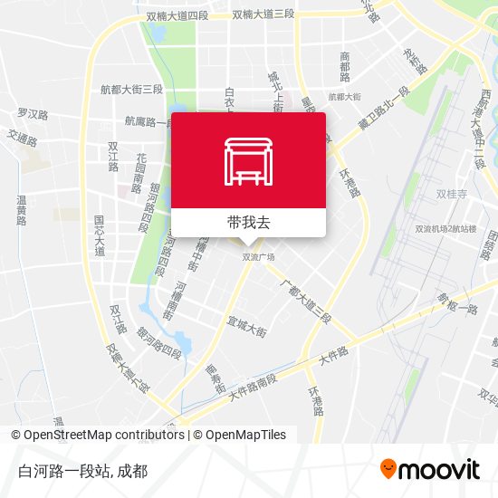 白河路一段站地图