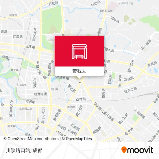 川陕路口站地图