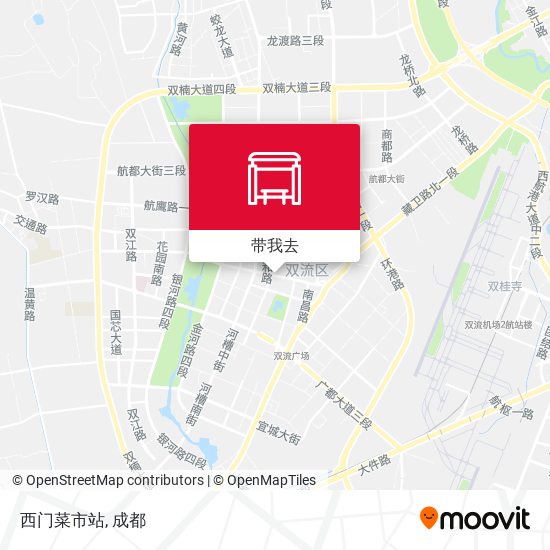 西门菜市站地图