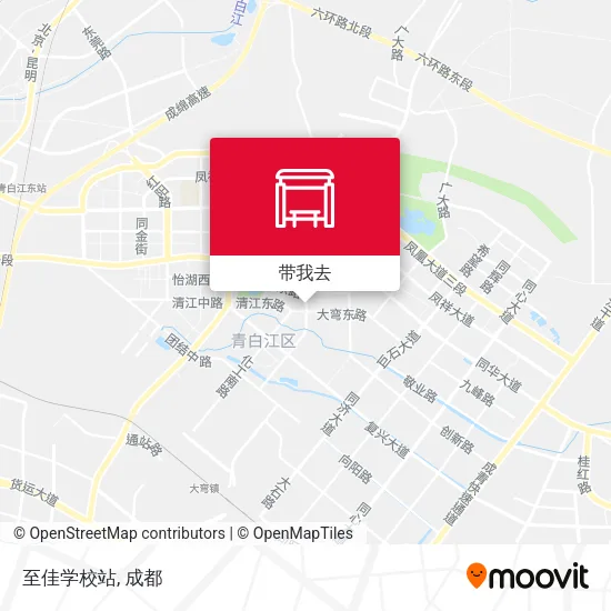 至佳学校站地图