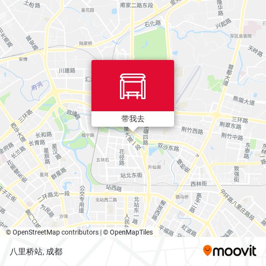 八里桥站地图