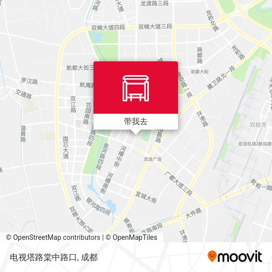 电视塔路棠中路口地图