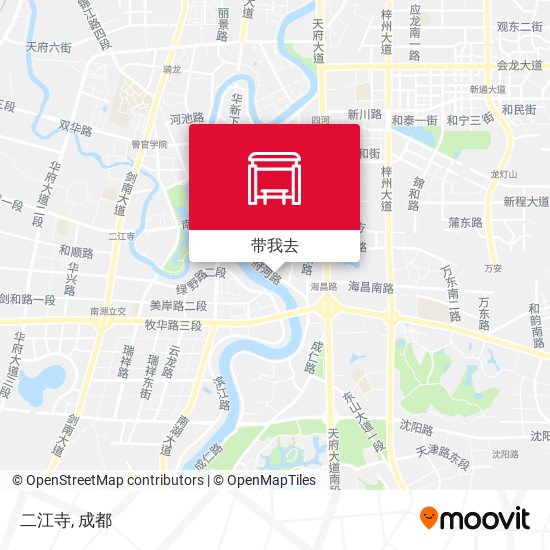 二江寺地图