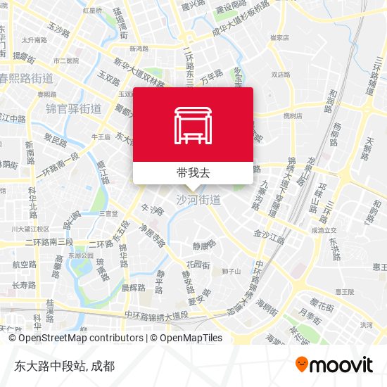 东大路中段站地图