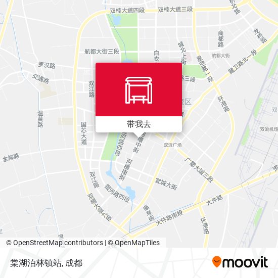 棠湖泊林镇站地图