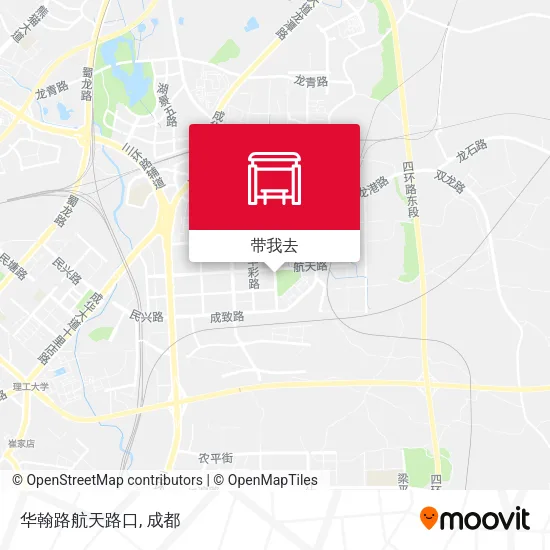 华翰路航天路口地图