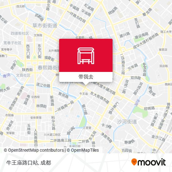 牛王庙路口站地图