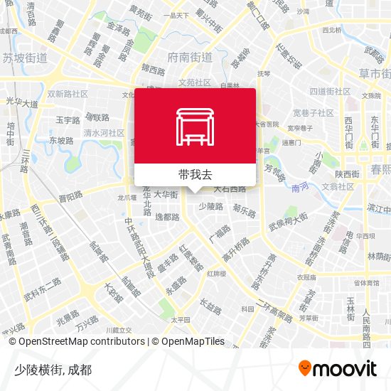 少陵横街地图