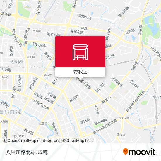 八里庄路北站地图