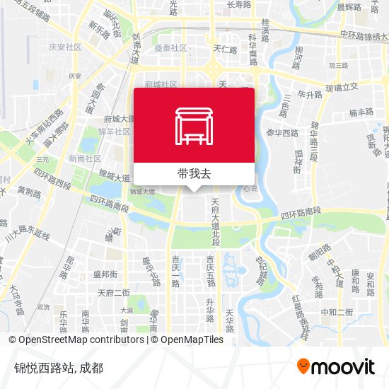 锦悦西路站地图