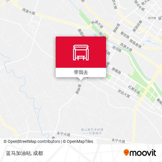 蓝马加油站地图