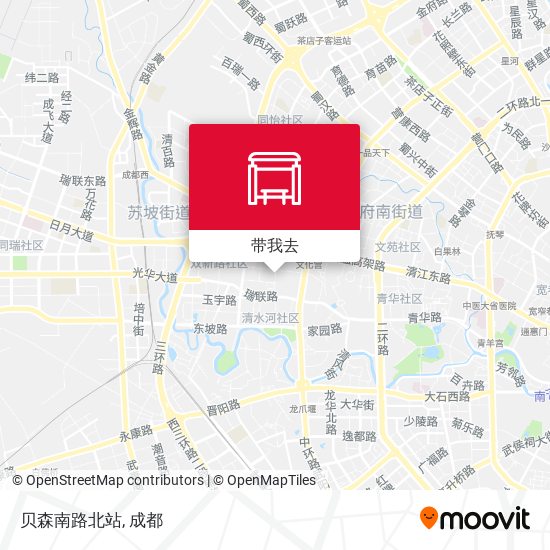 贝森南路北站地图