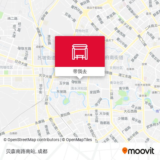 贝森南路南站地图