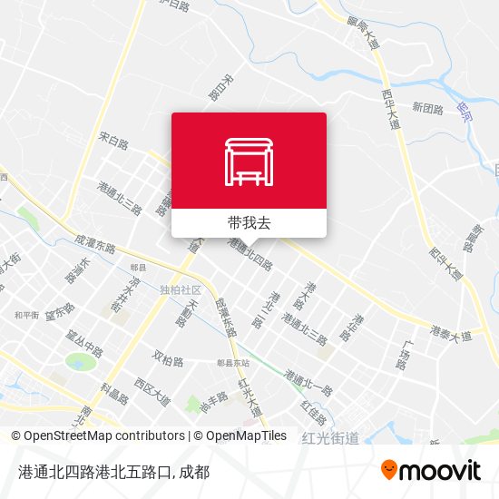 港通北四路港北五路口地图