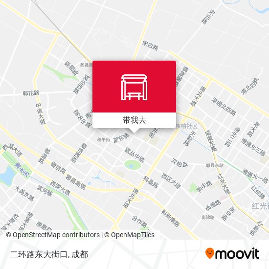 二环路东大街口地图