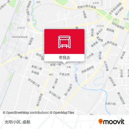 光明小区地图