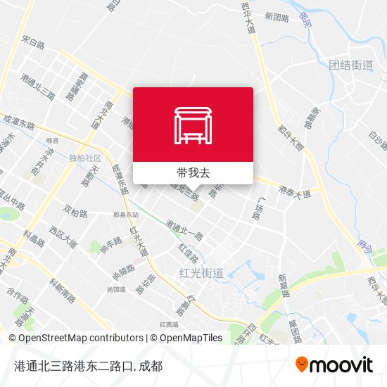 港通北三路港东二路口地图