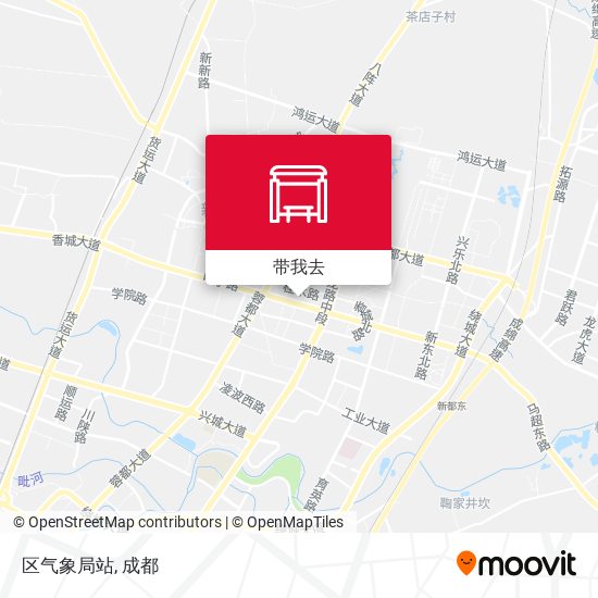 区气象局站地图