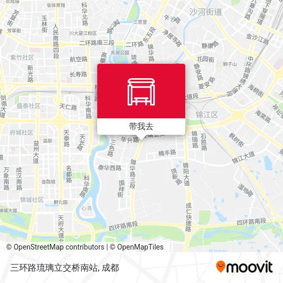三环路琉璃立交桥南站地图