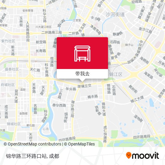 锦华路三环路口站地图