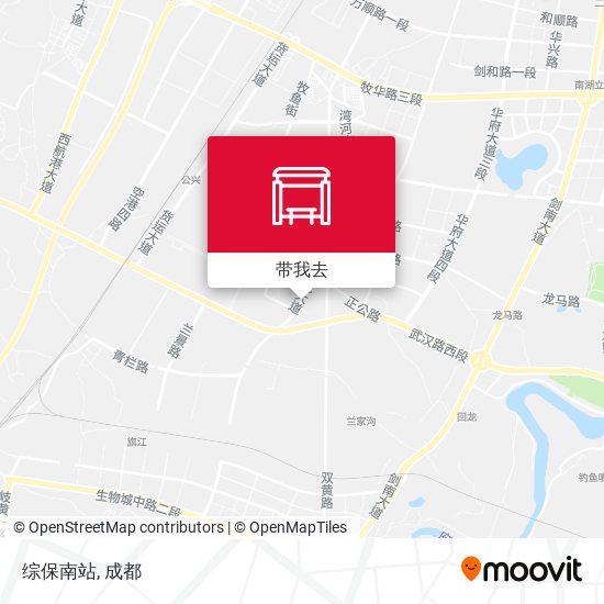 综保南站地图